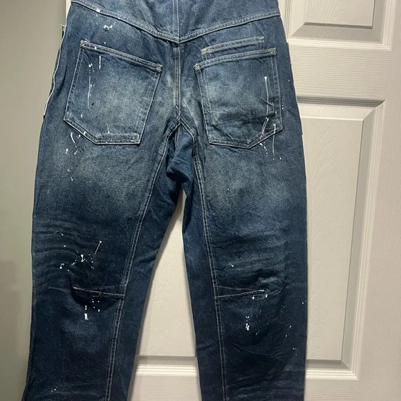Free People We The Free Blue Moxie Barrel Jeans Size 25 - Picture 2 of 3